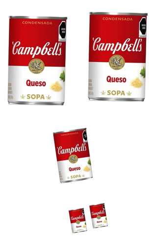 Crema De Queso Condensada Campbells 420g 5pzas