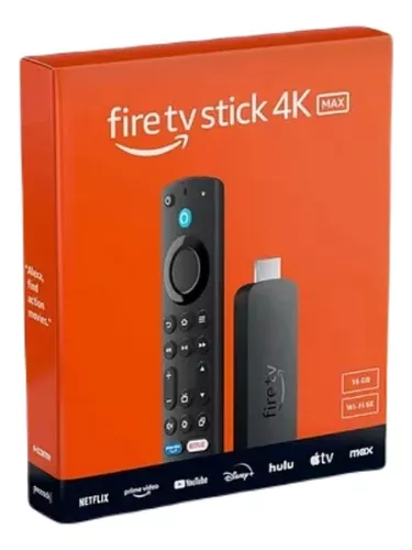 Fire Tv Stick 4k Max Wifi 6 Control Remoto Voz Alexa