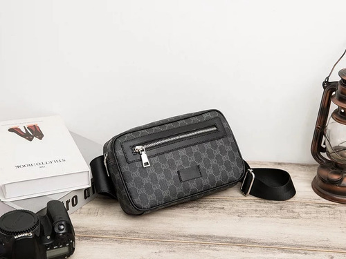 Imagen 9 de 9 de Bolso De Pecho / Riñonera Pu Para Hombre