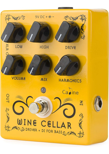 Pedal De Efectos De Guitarra Caline Cp-60 Wine Cellar Bass D