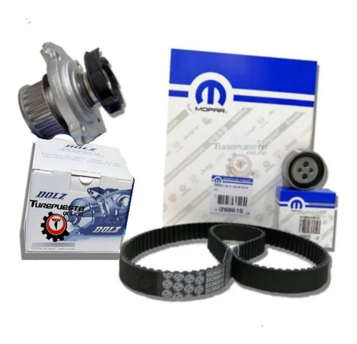 Kit Distribucion + Bomba De Agua Fiat Strada Fire 1.4 8v