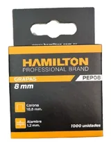 Comprar Grapas Grampa Pep 8 Mm Caja X 1000 Unidades Hamilton Pep08 