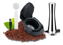 Comprar Cápsula Reusable Para Cafeteras Dolce Gusto + Tamper Acero