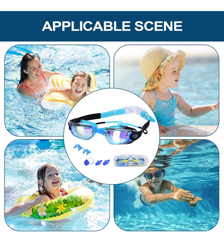 Gafas De Natación Con Tapones Para Los Oídos Gafas De Nataci