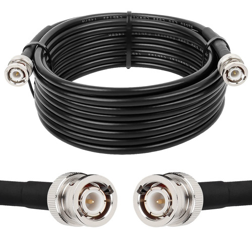 Mookeerf Cable Coaxial Bnc Macho A Bnc Macho De 20 Pies, 50