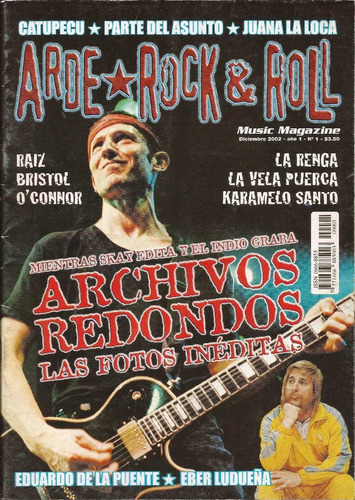 Revista Arde Rock & Roll - Nº1 (descatalogada) Inconseguible