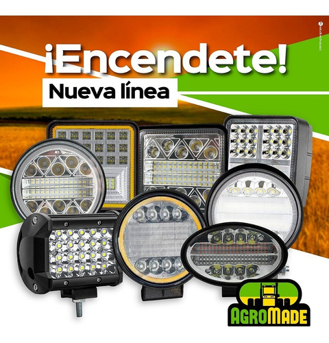 Imagen 9 de 10 de Par Faro 15 Leds 45w Alta Y Baja Optica 7¨ Universal