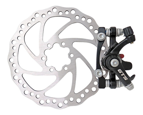 Kit Freio Disco Mecânico Par Cubo K7 Para 8/9/10v Pinça Disc