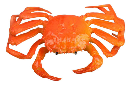 Sea Creatures Toys Party Favors Cangrejo Estatuilla Naranja
