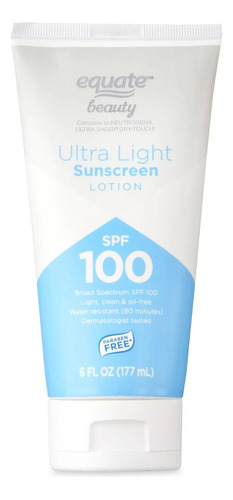 Equate Beauty Protector Solar Ultraligera, Spf 100