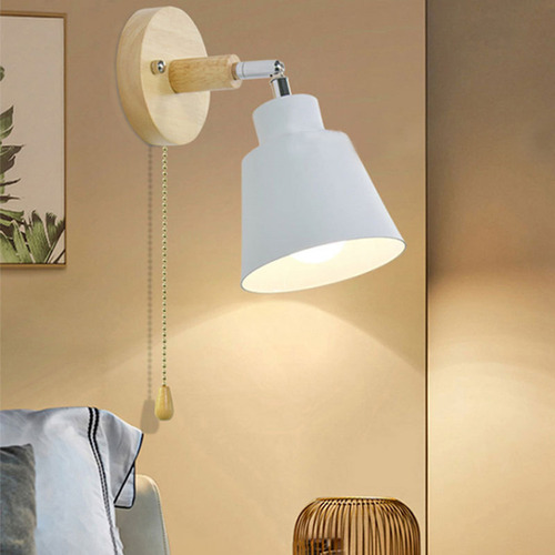 Lâmpada De Parede Minimalista Moderna Aron Com Interruptor D