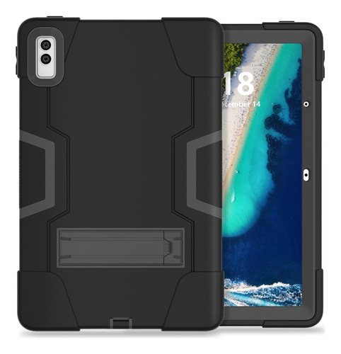 Pbb Capa Preta De Cor Contrastante Para Lenovo Tab M10 5g