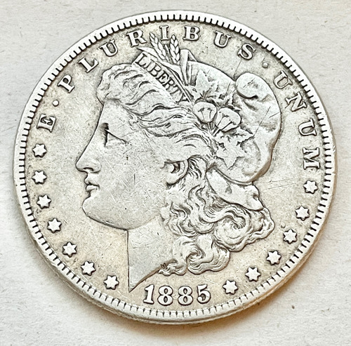 Moneda Estados Unidos 1 Dólar 1885, Plata
