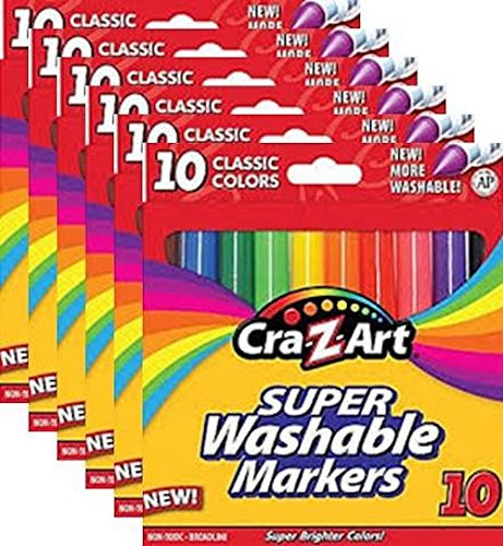 Cra-z-art 10002 Rotuladores Lavables De Colores Clásicos, 1