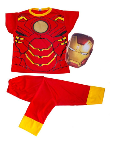 Disfraz Infantil Iron Man 2 Piezas Super Heroes