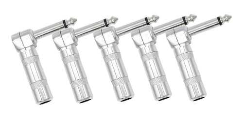 Imagem 1 de 6 de Kit 5 Plug Conector Star Cable P10 L Mono