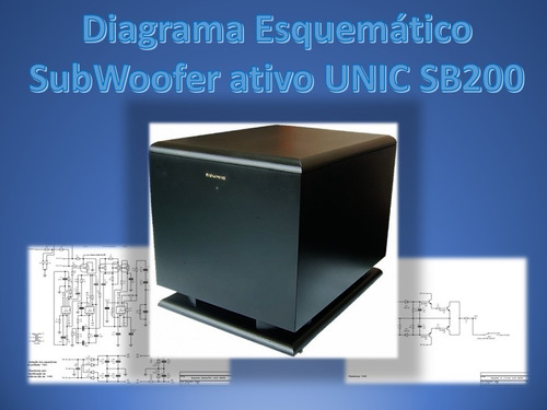 Esquema Subwoofer Ativo Unic Sb200