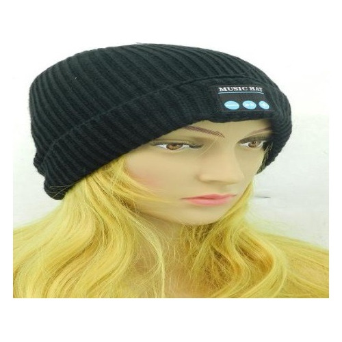 Gorro De Lana Con Bluetooth Negro Yop