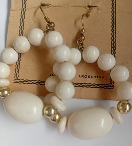 Lote 3 Pares De Aros De Mujer Nuevos, Distintos Diseños
