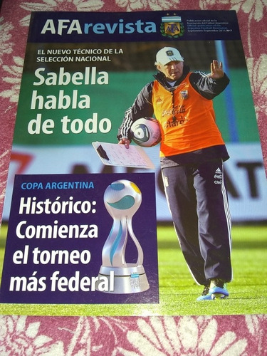 Revista Afa El Nuevo Técnico Sabella Habla Copa Argentina 