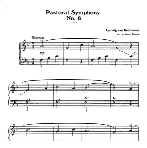Bastien Favorite Classic Melodies Partituras Para Piano