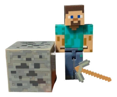 Minecraft Core Steve Figura De Acción Detalles Empaque