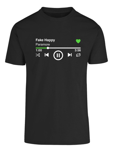 Playera Musical Paramore | Fake Happy