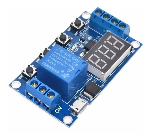 Modulo Timer Rele Temporizador De 0 A 999 Minutos 6 A 30v