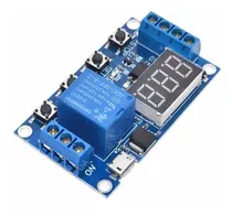 Comprar Modulo Timer Rele Temporizador De 0 A 999 Minutos 6 A 30v