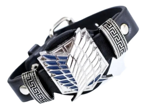 Imagem 1 de 3 de Pulseira Bracelete Anime Attack On Titan Asas Da Liberdade