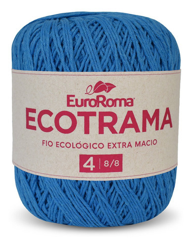 Barbante Ecotrama 8/8 200g 340m Euroroma Cor Azul Piscina