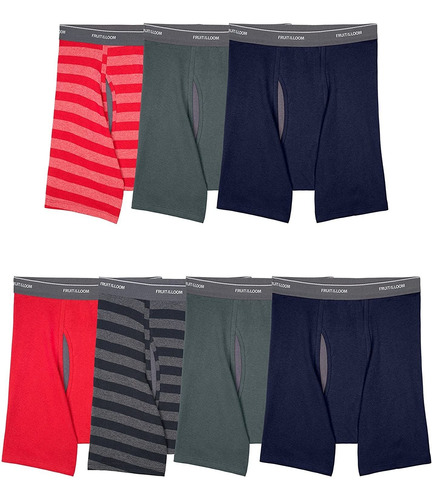 Set De 7 Bóxer Talla Small Para Hombre Fruit Of The Loom