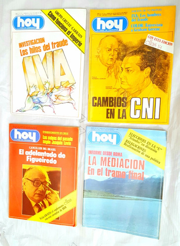 Revista Hoy Año 1980 Y 1981 (valor Por Unidad)