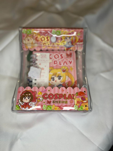 Libreta Y Stickers Sailor Moon O Princesas + Accesorios
