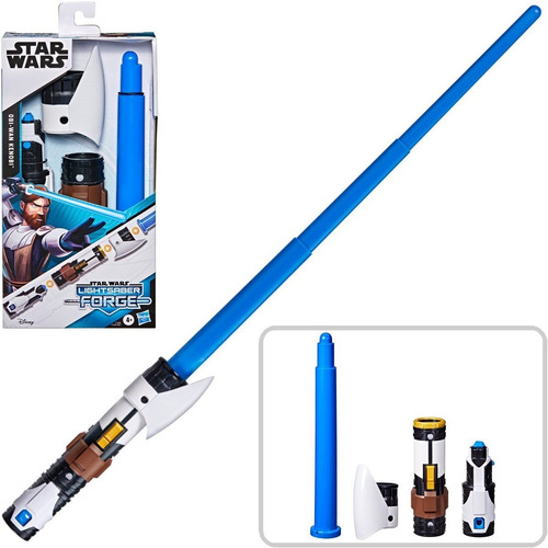 Sable Luz Star Wars Lightsaber Forge Obi-wan Kenobi Hasbro