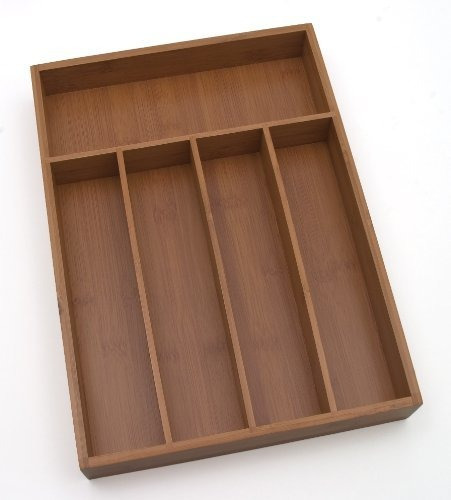 Lipper International 8876 Organizador De Cubiertos De Madera