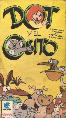 Dot Y El Osito Vhs Dibujos Animados Español Latino