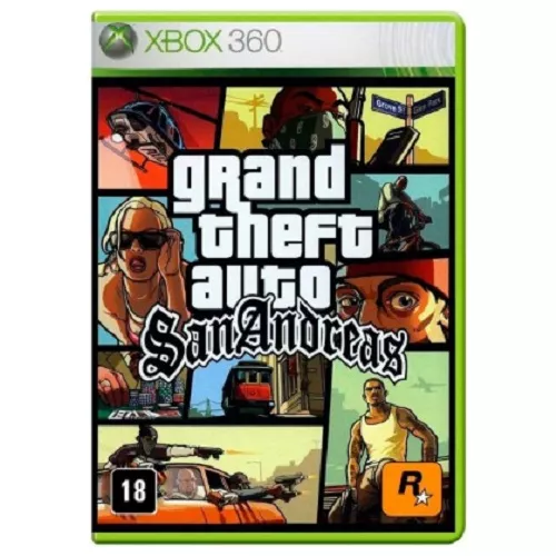 Jogo Xbox 360 Gta San Andreas Dvd LT 3.0 - Desbloqueado