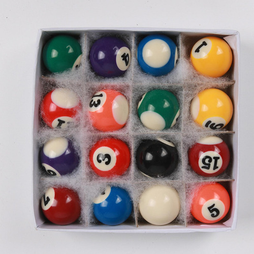 Juego Completo De Mini Bolas De Billar De 16 Uds.,