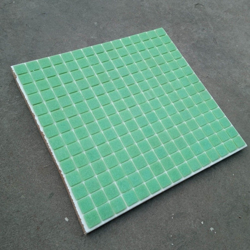Imagen 6 de 10 de Venecitas Biseladas Color Verde 2x2 Para Piletas