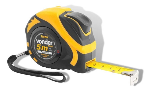 Trena De Aço 5mx19mm Com Auto Trava Marceneiro Profissional