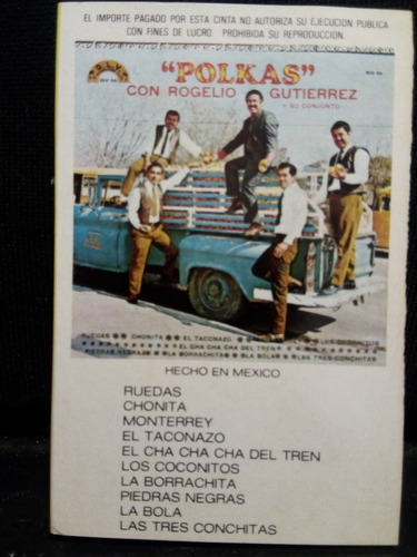 Rogelio Gutierrez Y Su Conjunto - Polkas (casete Original)