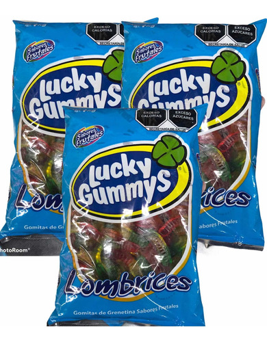 Gomitas Lucky Gummys Lombrices 3 Kg Gomitas