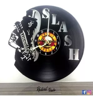 Reloj De Vinilo Slash Guns'n Roses Regalos Decoracion