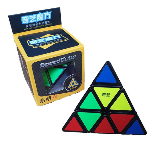 Cubo Rubik Pyraminx Qiyi Qiming Speedcube - Negro Rc