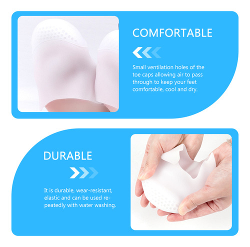 Almohadillas Elásticas De Silicona Para Los Dedos Del Antepi