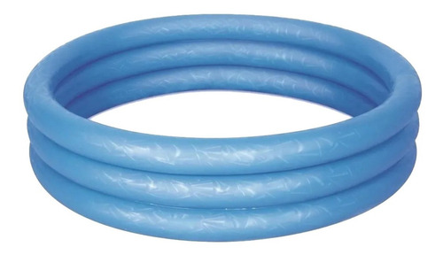 Pileta Inflable 3 Aros Bestway 122 X 25cm 140 Litros Azul