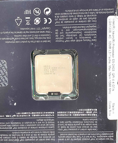 Micro Intel Procesador 1356 Xeon E5-2403 1.8ghz Bx80621e5240