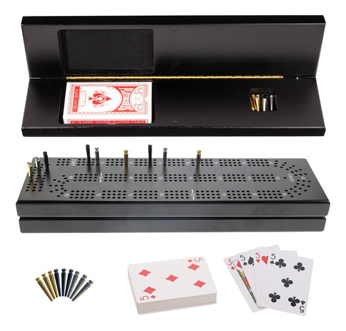 Set De Juego De Mesa Cribbage We Games Wooden Con Almacenami