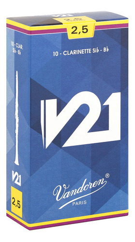 Cajas De Cañas Clarinete Sib V21 Nº2.5 Cr8025 Vandoren
